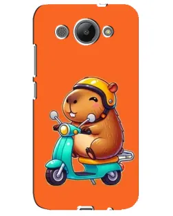 Чехол для Huawei Y3 2017 с картинкой «Капибара на скутере» Чехол для Huawei Y3 2017 с картинкой «Капибара на скутере»