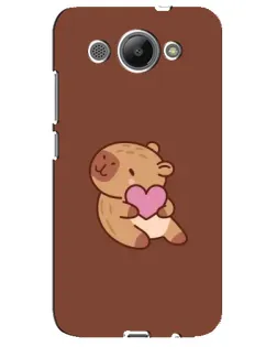 Чехол для Huawei Y3 2017 с картинкой «Капибара с сердцем» Чехол для Huawei Y3 2017 с картинкой «Капибара с сердцем»
