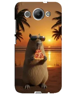 Чехол для Huawei Y3 2017 с картинкой «Капибара с пиццей» Чехол для Huawei Y3 2017 с картинкой «Капибара с пиццей»