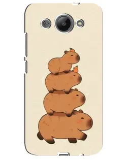 Чехол для Huawei Y3 2017 с картинкой «Башня из капибар» Чехол для Huawei Y3 2017 с картинкой «Башня из капибар»