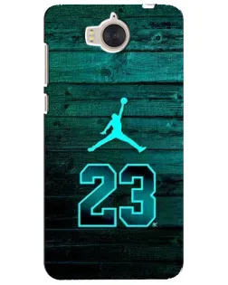 Чехол для Huawei Y5 2017 (MYA) с картинкой «Jordan Cyan 23»