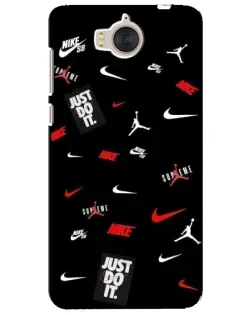 Чехол для Huawei Y5 2017 (MYA) с картинкой «Nike Mix Pattern»