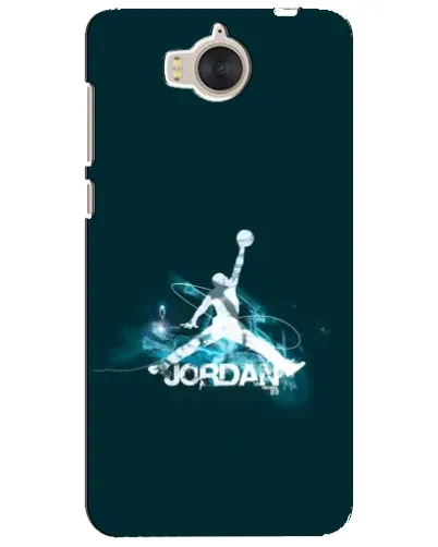Чехол для Huawei Y5 2017 (MYA) с картинкой «Jordan Blue Fire» Чехол для Huawei Y5 2017 (MYA) с картинкой «Jordan Blue Fire»