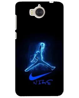 Чехол для Huawei Y5 2017 (MYA) с картинкой «Jordan Neon Blue»