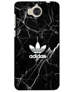 Чехол для Huawei Y5 2017 (MYA) с картинкой «Белый мрамор Adidas»