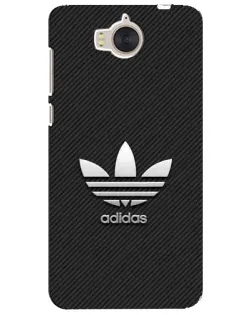Чехол для Huawei Y5 2017 (MYA) с картинкой «Adidas Карбоновая текстура»