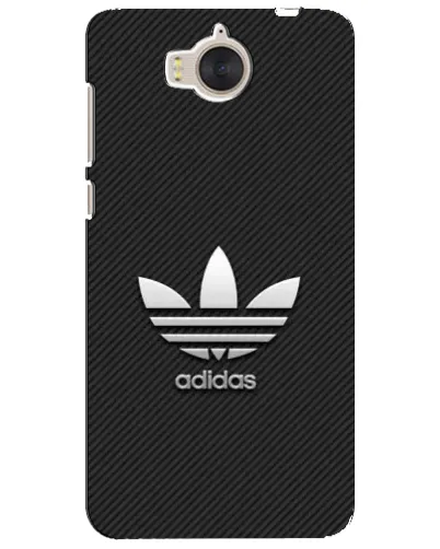 Чехол для Huawei Y5 2017 (MYA) с картинкой «Adidas Карбоновая текстура»