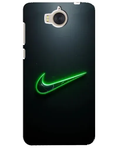 Чехол для Huawei Y5 2017 (MYA) с картинкой «Неоновый контур Nike»