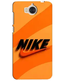 Чехол для Huawei Y5 2017 (MYA) с картинкой «Оранжевый драйв Nike»