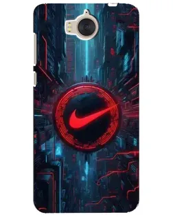 Чехол для Huawei Y5 2017 (MYA) с картинкой «Техногенный стиль Nike»