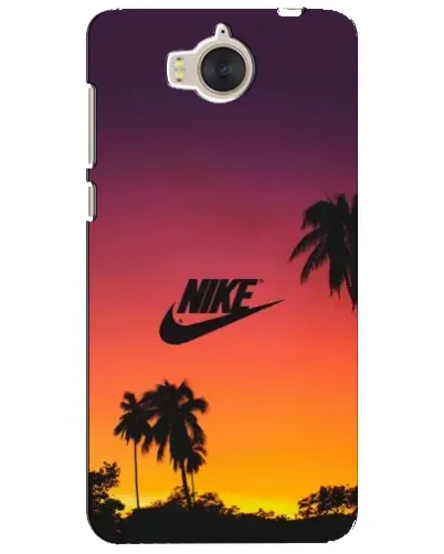 Чехол для Huawei Y5 2017 (MYA) с картинкой «Nike на закате солнца»