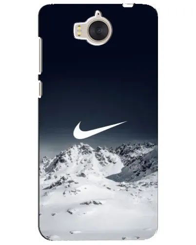 Чехол для Huawei Y5 2017 (MYA) с картинкой «Nike — зимние горы»