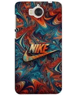 Чехол для Huawei Y5 2017 (MYA) с картинкой «Nike в абстракции»