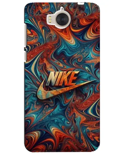 Чехол для Huawei Y5 2017 (MYA) с картинкой «Nike в абстракции»