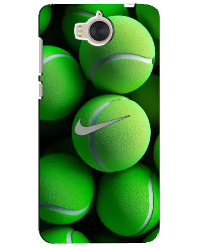 Чехол для Huawei Y5 2017 (MYA) с картинкой «Теннисные мячи Найк»