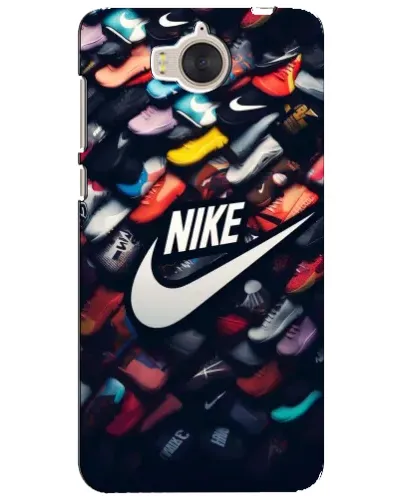 Чехол для Huawei Y5 2017 (MYA) с картинкой «Коллекция кроссовок Nike»