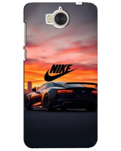 Чехол для Huawei Y5 2017 (MYA) с картинкой «Nike и суперкар»