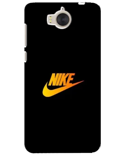 Чехол для Huawei Y5 2017 (MYA) с картинкой «Золотой логотип Nike»