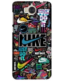 Чехол для Huawei Y5 2017 (MYA) с картинкой «Яркий коллаж Nike»
