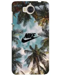 Чехол для Huawei Y5 2017 (MYA) с картинкой «Тропический принт Nike»