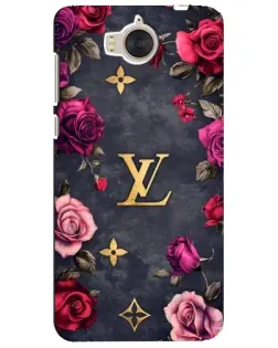 Чехол для Huawei Y5 2017 (MYA) с картинкой «Цветочный Louis Vuitton»