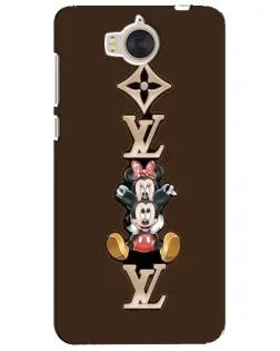 Чехол для Huawei Y5 2017 (MYA) с картинкой «LV и Микки Маус»