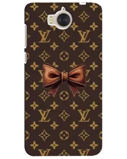 Чехол для Huawei Y5 2017 (MYA) с картинкой «LV с бантом»