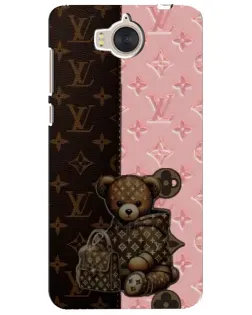 Чехол для Huawei Y5 2017 (MYA) с картинкой «Мишка в стиле LV»
