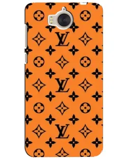 Чехол для Huawei Y5 2017 (MYA) с картинкой «Оранжевый стиль LV»