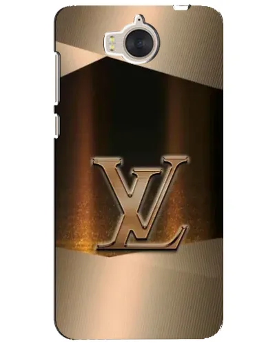 Чехол для Huawei Y5 2017 (MYA) с картинкой «LV — золотое сияние»