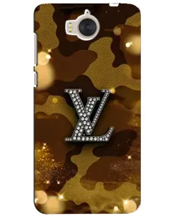 Чехол для Huawei Y5 2017 (MYA) с картинкой «Камуфляжный Louis Vuitton»