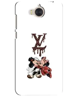 Чехол для Huawei Y5 2017 (MYA) с картинкой «LV и Микки Маус»