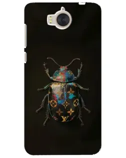 Чехол для Huawei Y5 2017 (MYA) с картинкой «LV — мраморный принт»
