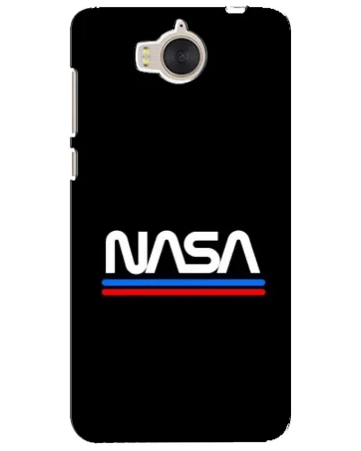 Чехол для Huawei Y5 2017 (MYA) с картинкой «NASA — классика Red Blue» Чехол для Huawei Y5 2017 (MYA) с картинкой «NASA — классика Red Blue»