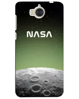 Чехол для Huawei Y5 2017 (MYA) с картинкой «NASA — лунный градиент»