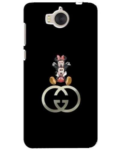 Чехол для Huawei Y5 2017 (MYA) с картинкой «Минни Маус на лого»