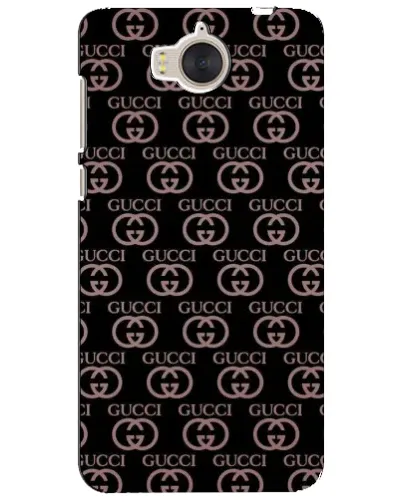Чехол для Huawei Y5 2017 (MYA) с картинкой «Классическая монограмма Gucci»