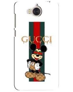 Чехол для Huawei Y5 2017 (MYA) с картинкой «Микки Маус Gucci — полосы» Чехол для Huawei Y5 2017 (MYA) с картинкой «Микки Маус Gucci — полосы»