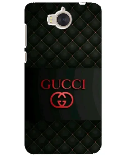 Чехол для Huawei Y5 2017 (MYA) с картинкой «Gucci — стеганый черный»