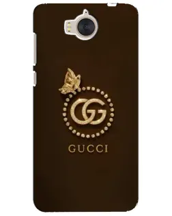 Чехол для Huawei Y5 2017 (MYA) с картинкой «Gucci — золотая бабочка» Чехол для Huawei Y5 2017 (MYA) с картинкой «Gucci — золотая бабочка»