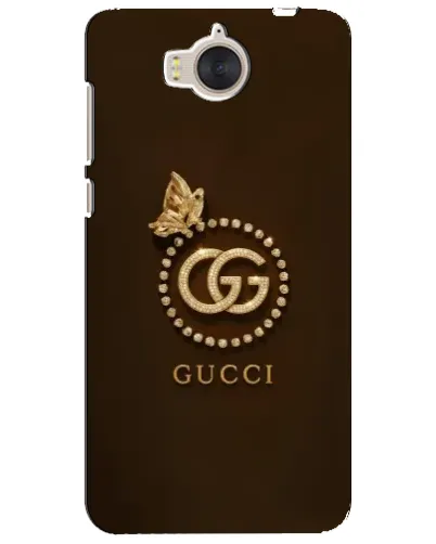 Чехол для Huawei Y5 2017 (MYA) с картинкой «Gucci — золотая бабочка»