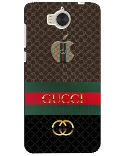 Чехол для Huawei Y5 2017 (MYA) с картинкой «Gucci — брендированный десерт» Чехол для Huawei Y5 2017 (MYA) с картинкой «Gucci — брендированный десерт»