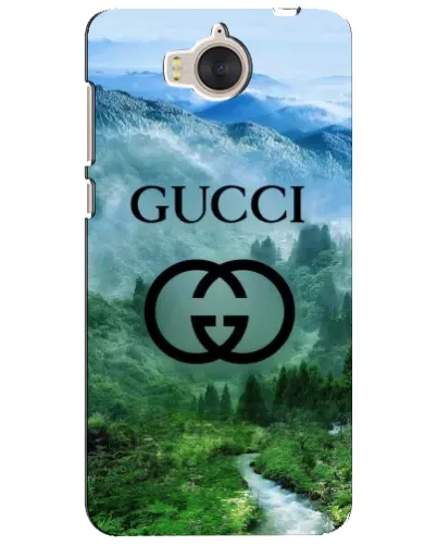Чехол для Huawei Y5 2017 (MYA) с картинкой «Gucci — горный пейзаж»