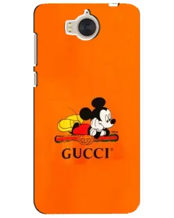 Чехол для Huawei Y5 2017 (MYA) с картинкой «Микки Маус Gucci — оранж» Чехол для Huawei Y5 2017 (MYA) с картинкой «Микки Маус Gucci — оранж»