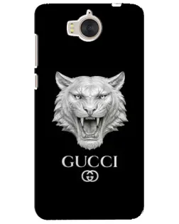 Чехол для Huawei Y5 2017 (MYA) с картинкой «Gucci — серебряный лев» Чехол для Huawei Y5 2017 (MYA) с картинкой «Gucci — серебряный лев»