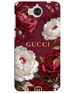 Чехол для Huawei Y5 2017 (MYA) с картинкой «Gucci — бордовые розы» Чехол для Huawei Y5 2017 (MYA) с картинкой «Gucci — бордовые розы»