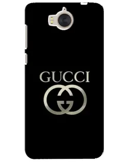 Чехол для Huawei Y5 2017 (MYA) с картинкой «Gucci — золото на черном» Чехол для Huawei Y5 2017 (MYA) с картинкой «Gucci — золото на черном»