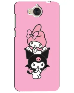 Чохол для Huawei Y5 2017 (MYA) з картинкою «My Melody та Kuromi»