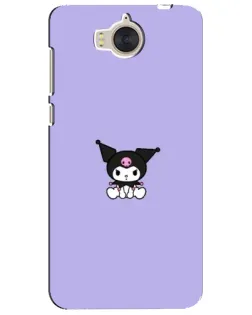 Чохол для Huawei Y5 2017 (MYA) з картинкою «Kuromi — фіолетовий мінімалізм»