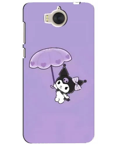Чехол для Huawei Y5 2017 (MYA) с картинкой «Kuromi с зонтиком»